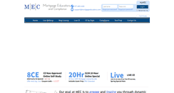 Desktop Screenshot of mortgageeducators.com